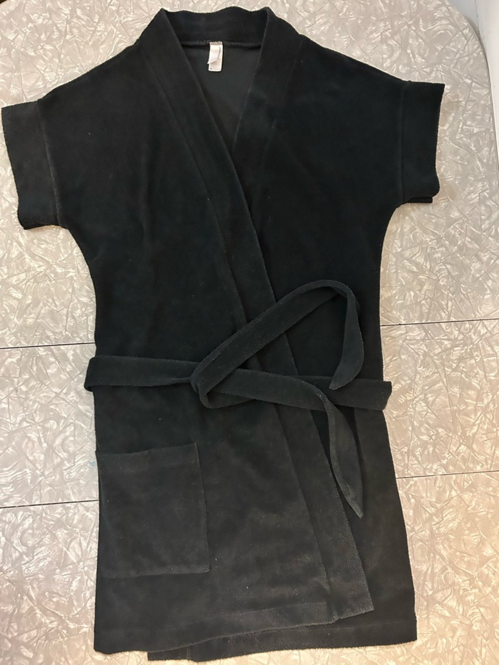 American Apparel Black Terry Robe - Picture 10 of 10